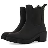 GIOSEPPO Botines de Agua Estilo botín Chelsea Negros para Mujer LESJA