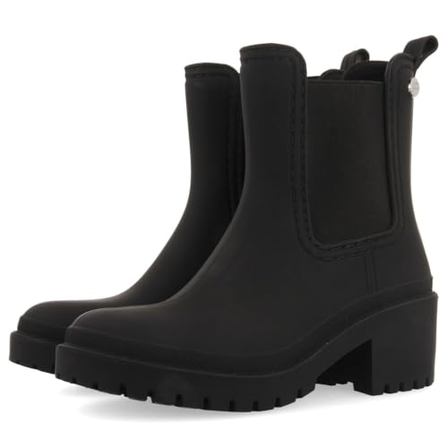 GIOSEPPO Botines de Agua Estilo botín Chelsea Negros para Mujer LESJA