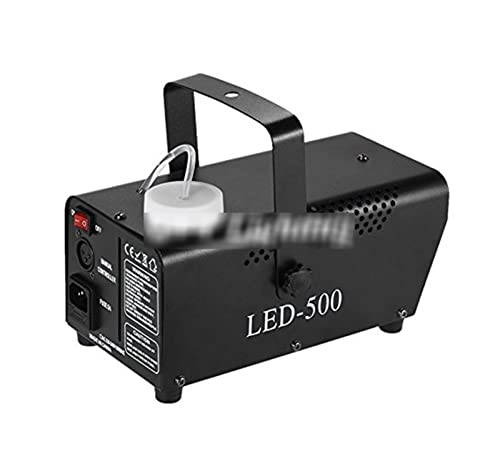 Máquina de Humo Halloween 500W para Escenario con Control Remoto y Luz LED RGB Multicolor para Boda, Escenario, Fiestas y Fotografía