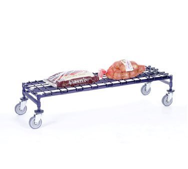 DM2436Z Mobile Dunnage Rack, Poly-Z-Brite - 24 x 36 x 12 in.