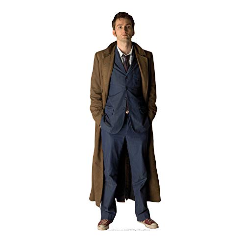 Star Cutouts Ltd SC8 Official Cardboard Cut Out of The 10th Doctor David Tennant - Perfect for Doctor Who Fans and Collectors