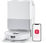 Roborock Qrevo Edge Robot Vacuum and Mop, 18,500Pa Suction, Zero-Tangling, FlexiArm Arc Side Brush, FlexiArm Mop, AdaptiLift Chassis, 17mm Mop Lifting, Hot Water Mop Washing & Drying, Self-Emptying