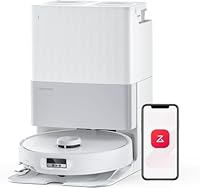 Roborock Qrevo Edge Robot Vacuum and Mop, 18,500Pa Suction, Zero-Tangling, FlexiArm Arc Side Brush, FlexiArm Mop, AdaptiLift Chassis, 17mm Mop Lifting, Hot Water Mop Washing & Drying, Self-Emptying