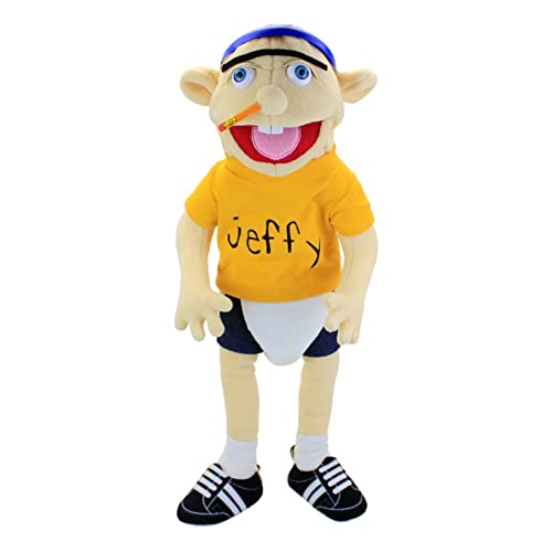 Jeaf-F Puppet Plush Toy,Jefffrry Sister/Mom/Dad Soft Plush Toy, Hand Puppet for Play House,for Kids Birthday Christmas Halloween Party Gift