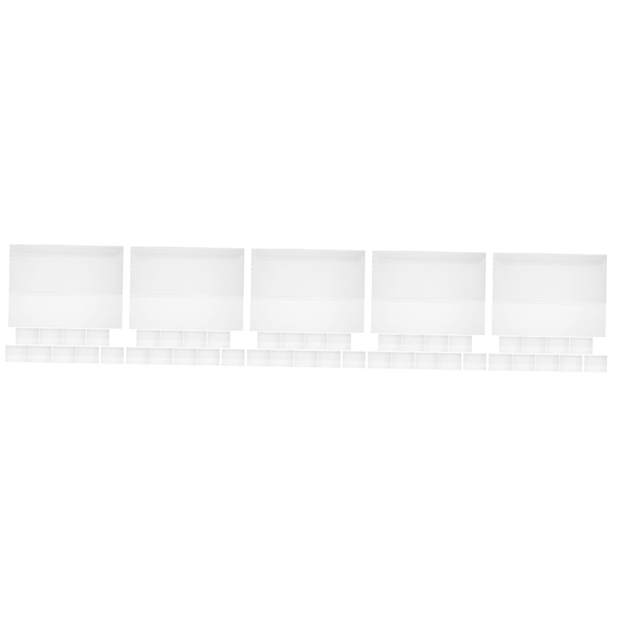 Angoily 50 Blatt Teiliges Buchschutz Folien Transparent Wiederverwendbare Kratzfeste Buchhüllen aus Strapazierfähigem Kunststoff Wasserabweisend für Schulbücher und Lehrbücher Klare