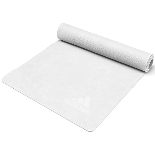 Adidas Unisex's Premium Yoga Mat-5 Mm-White, White #TOP1