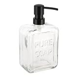 Modèle : Transparent TENDANCE Dispenser en Verre pour Savon Pure 550 ML - Transparent