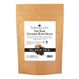 The Republic of Tea Cranberry Blood Orange Full-Leaf Tea, 3.5 Ounces / 50-60 Cups (Refill Bag)