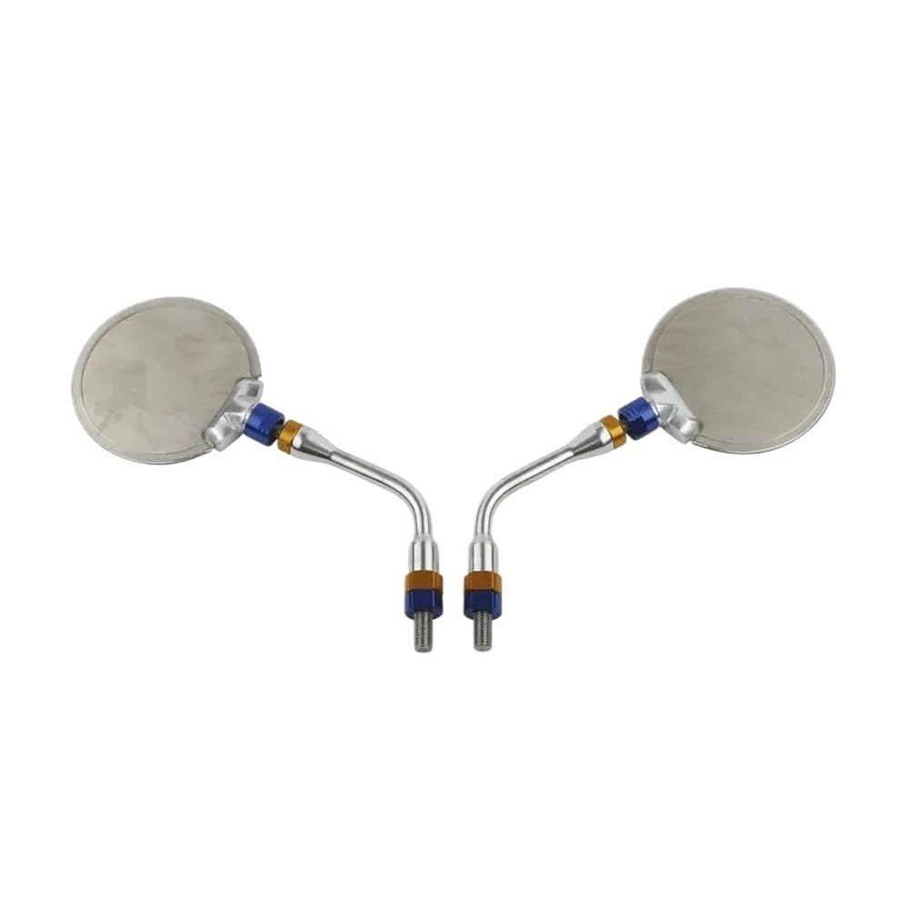 Specchietti retrovisori Rotondi da 10 mm Adatti for Cruiser Chopper Adatti for Suzuki Adatti for Kawasaki Adatti for Honda 250CC