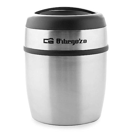 Orbegozo TRSL 1500 Termo para sólidos y líquidos, Fabricación acero inoxidable, Temperatura fría o caliente, Asa de transporte, libre de BPA, 1500 ml