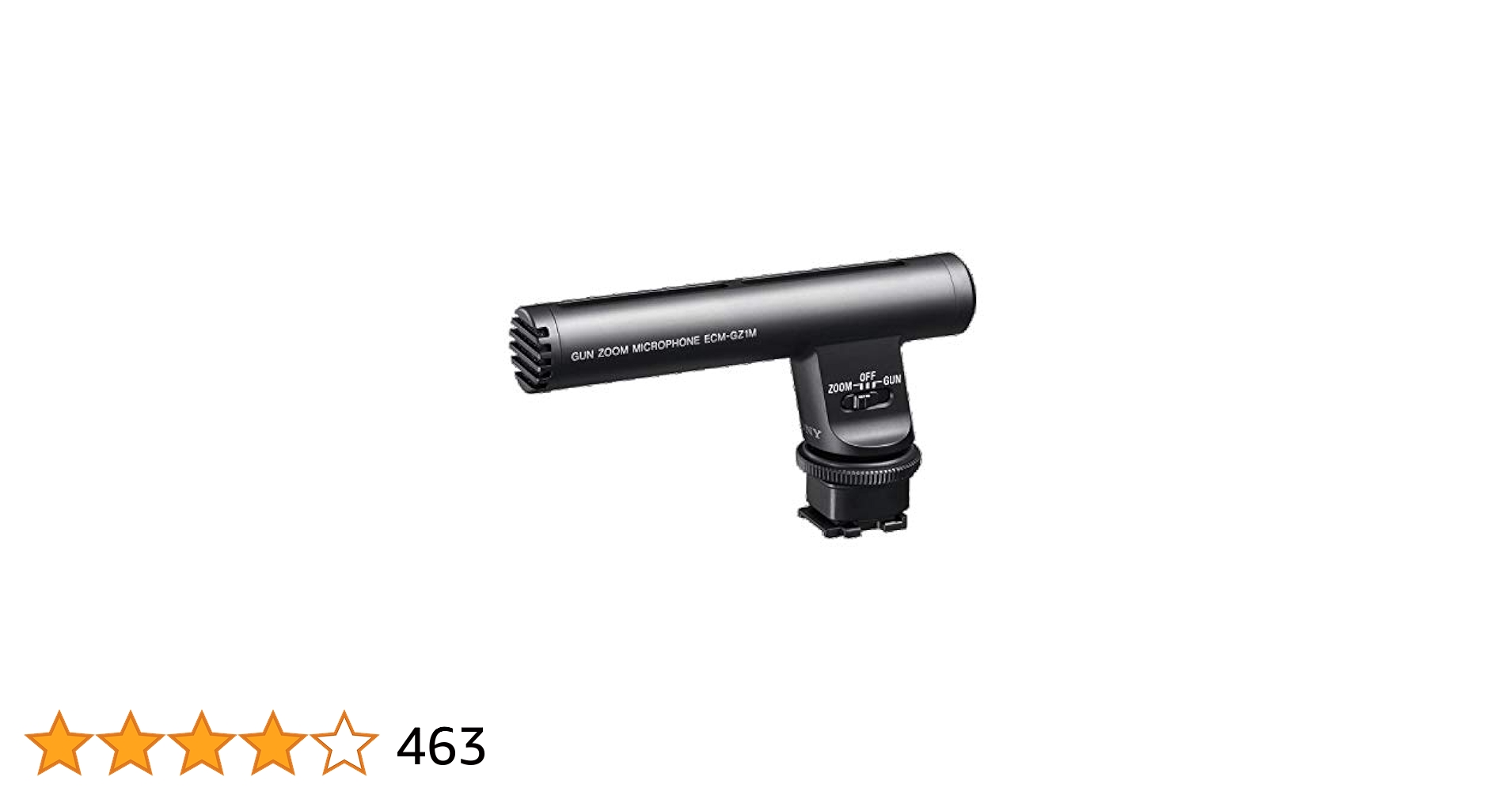 Amazon.co.jp: Sony ECMGZ1M.SYH ガンズーム マイク MIシュー用