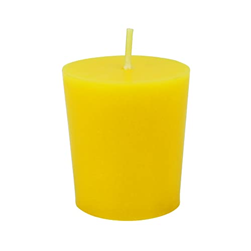 Zest Candle 12-Piece Votive Candles, Yellow