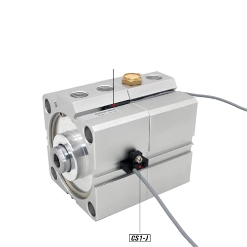 Vérin pneumatique duplex SDAT16 compact double effet à piston aimanté - 6