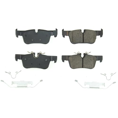 Image of PowerStop Rear Brake Pads for BMW 228i Gran Coupe 2022-24 |228i xDrive Gran Coupe 2020-24 |i3 2014-21 |i3s 2018-21 |X1 2016-22 - Z17 Ceramic Brake Pads with Installation Hardware, 17-1762