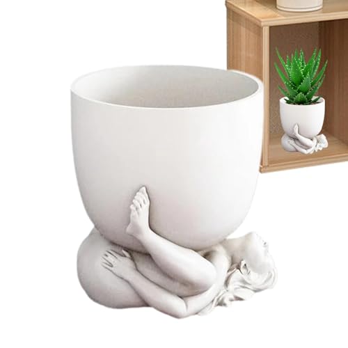 Maceta Para Suculentas - Macetas Para Jardineras Macetas Para Suculentas Macetas Pequeñas | Soporte Estético Para Bonsái De Plantas Suculentas, Maceta De Cactus De Resina Creativa, Decoración De Escri
