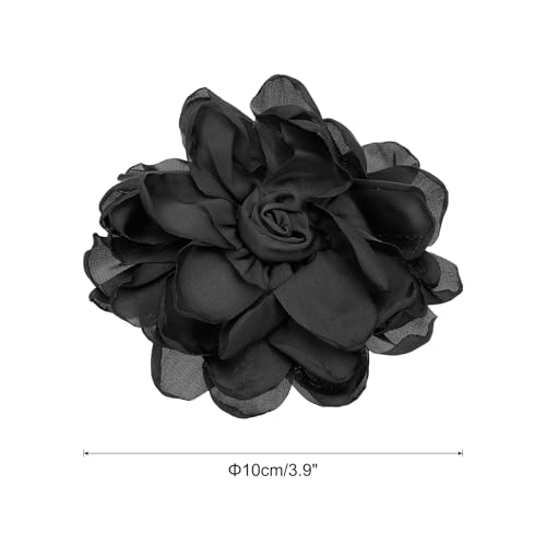Image of PATIKIL Rose Flower Hair Clips, Fabric Brooch Pins for Women Wedding Party Dance Dress Clothes Accessories Valentine's Day Gifts