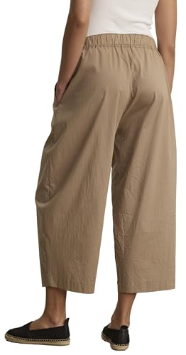 VELVET BY GRAHAM & SPENCER Women's Sophia Rib & Poplin Mix Media Pants, Nomad3