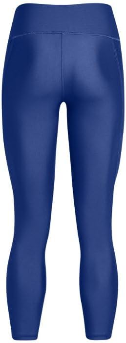 Under Armour Womens HeatGear Armour High Waisted Ankle No-Slip Leggings, (432) Tech Blue / / White, XX-Large - Image 5