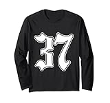 Parfait pour les garçons et les filles qui portent des maillots de sport. Il a un grand numéro blanc 37 dans un style cholo mexicain. Idéal pour les fans de football, de basket-ball, de baseball, de hockey, de football et plus encore. Ajoutez-le à vos idées de cadeaux de Noël et de 37e anniversaire.