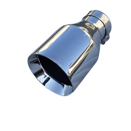 Tuyau d'échappement 76mm entrée 1101mm sortie enjoliveur universel de silencieux voiture