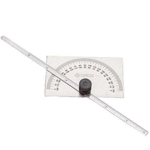 Groz Depth Gauge with Protractor Rectangular Head Nepal Ubuy