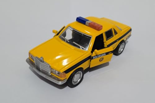Miniatura Carro Viatura Polícia 1:32 com Fricção (Amarelo)