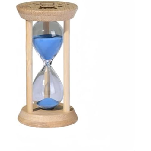 DrivEx砂時計タイマー ガラス砂時計 夜光の砂時計 サンドタイマー 卓上 木製 砂時計 1/3/5/10/15/30分 歯磨きタイマー 時間管理 調理 ゲーム 運動 お風呂 インテリア 飾り物 滑らかな砂の流れ 正確なタイミング 勉強用 料理 運動 ガ