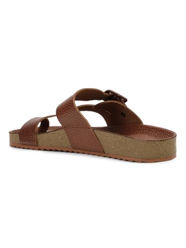 Image of Bata 8755 NEW BIO MILLED E: Men's Maroon Casual Slip-On Thong Slippers for Stylish Comfort