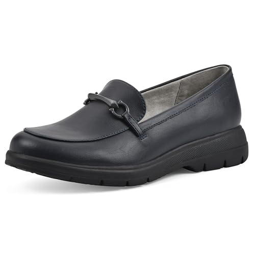 Image of CLIFFS BY WHITE MOUNTAIN Women's Flow Cushioned Lug Sole Loafer Flat
