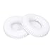 fasient1 Coussinets de Rechange pour Audio-Technica ATH-WS70 / ATH-WS77 / ATH-WS99, Coussin d'oreille pour Sony MDR-V55 / MDR-V500 / MDR-7502, Cuir Artificiel Souple + éponge + Forme Coton(Blanc)
