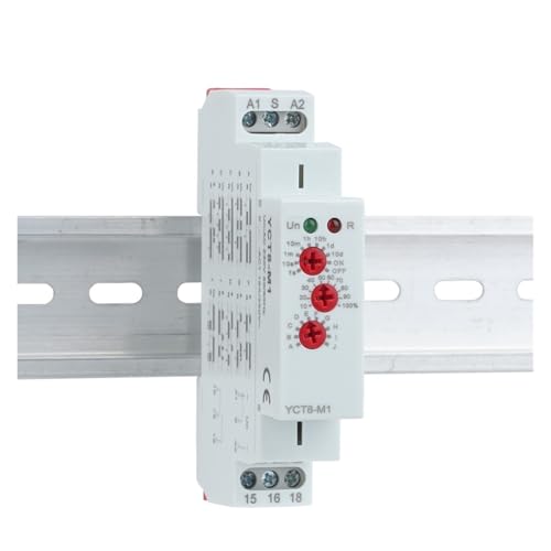 Relais temporisé multifonction programmable rail DIN YCT8-M2