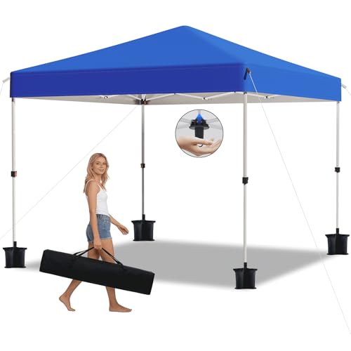 10x10 Pop Up Canopy Tent,Outdoor Canopy with One Push...