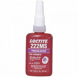 Loctite 222MS Threadlocker Purple Liquid 50 ml Bottle - 22231 [Price is per Bottle]