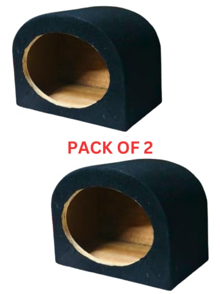 Image of 6 /9 Oval Empty Wooden Empty Box 6inche ovl Shape Coaxial Speaker Cabinet Installation Wooden Enclosure for Home Theater, aplifier, car, buss, Truck