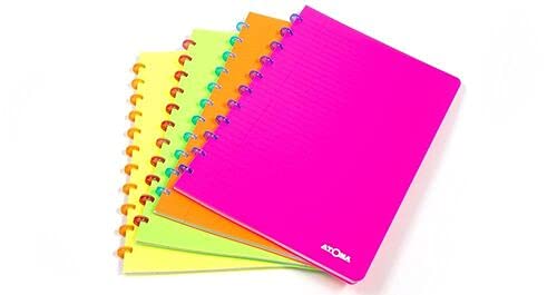 Caderno de Discos Atoma Neon