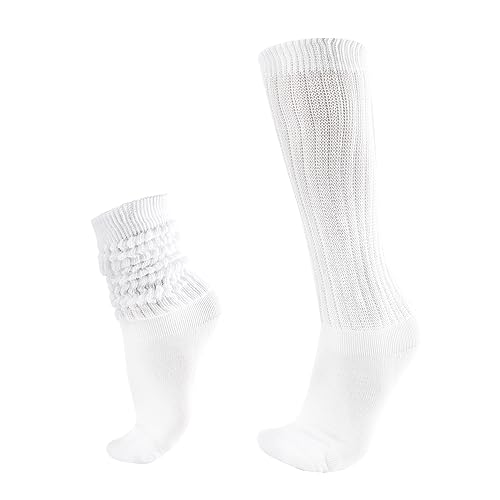 Slouch Socks - Stack & Scrunch Socks for Women, 90s Style, Perfect for Winter