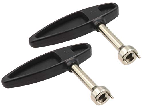 LBY 2-Pack Golf Shoe Spike Wrench Tool - Two-Pin Stainless Steel Cleat Wrench with ABS Handle for Removal, Adjustment, and Replacement - Image 4