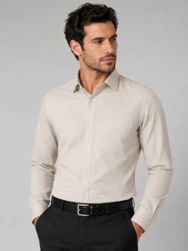 Image of Appel Touch Men's Cotton Blend Formal Shirt Full Sleeves
