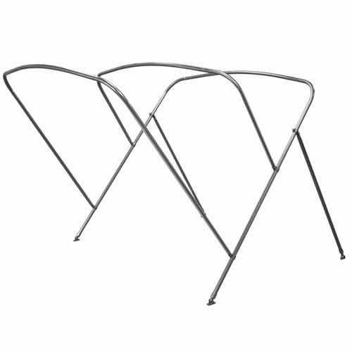 Oceansouth 3 Bow 6ft Bimini Top Frame Only - Ø1” 316 Stainless Steel Complete Frame with Components (Mounting Width: 67