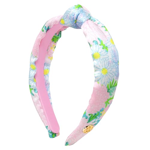 Lilly Pulitzer Small Knotted Headband for Girls, Colorful Knotted Headband, Cute Hair Accessories for Women (Lilly Garden Home) image 5