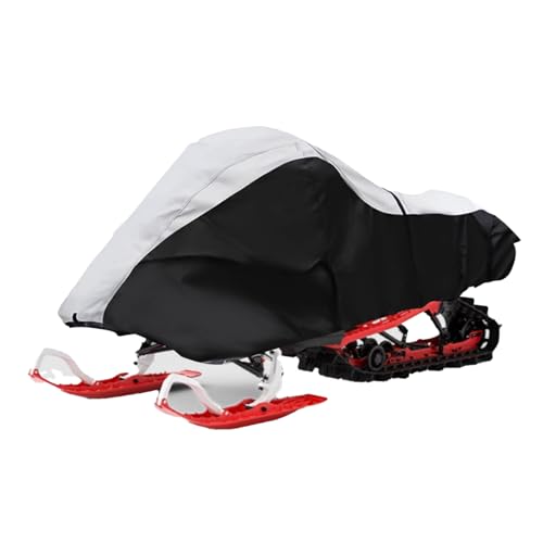 HSOKEW Snowmobile Cover, 420D Heavy Duty Waterproof/UV Protection, Universal Fit, 115