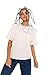 befree Damski t-shirt z krótkim rękawem z poduszkami na ramiona, kość słoniowa (2), S