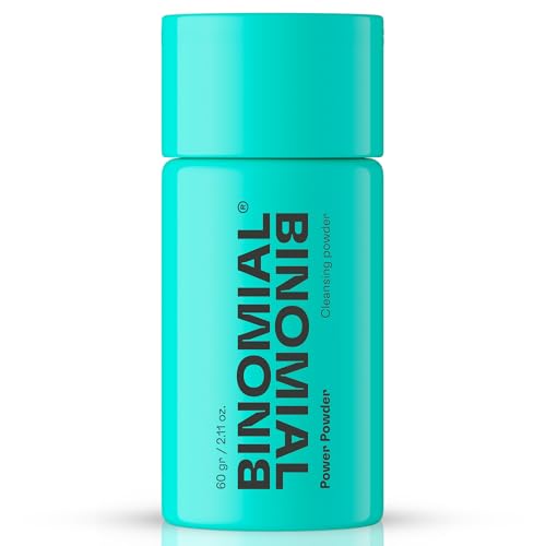 BINOMIAL - Power Powder | Limpiador Facial en Polvo | Limpieza Facial Profunda e Hidratante | con Antioxidantes Naturales y Activos Postbióticos | Skincare | 60gr