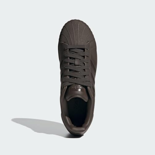 Image of adidas Superstar XLG Leather Unisex Shoes Size 13, Color: Shadow Olive /Shadow Olive /Core Black-Black