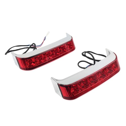 Feu arrière de frein moto LED avec clignotants intégrés pour Gliding 2009-2013