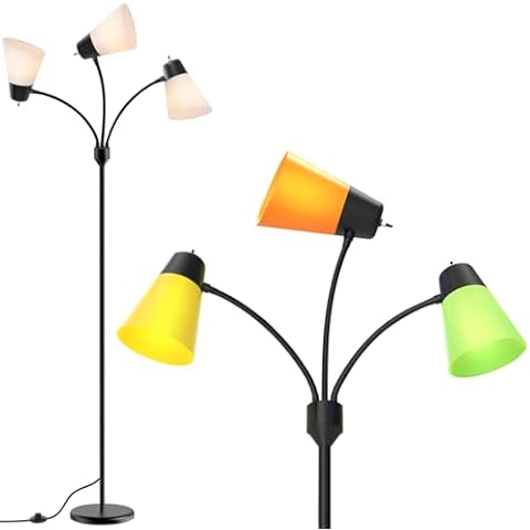 FOLKSMATE 3-Light Adjustable Floor Lamp Cover