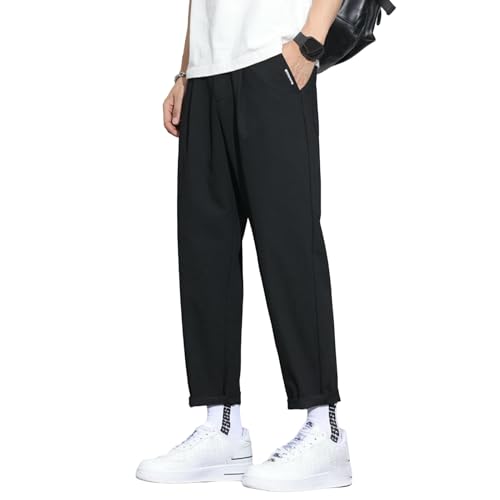 Pantalon en soie glacée pour homme la coupe 9 dixièmes haut de gamme