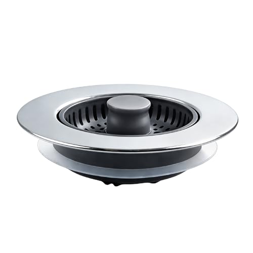 Colador y tapón para fregadero 3 en 1