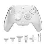 BIGBIG WON Rainbow 3 コントローラー 8Kレベル 静電容量式スティック 2000Hzポーリングレート 16個マイクロスイッチボタン ホール＆マイクロスイッチデュアルトリガ 着脱式十字キー搭載 3.5mmオーディオジャック搭載 PC/Switch2/iOS/Android対応 ゲームパッド