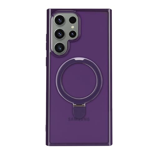 Image of Cavor for Samsung Galaxy S23 Ultra Case,Compatible with Magsafe,Dark Purple | Galaxy S23 Ultra Phone Case with Stand Magnetic, Shockproof Slim Protective Cases for Women Men